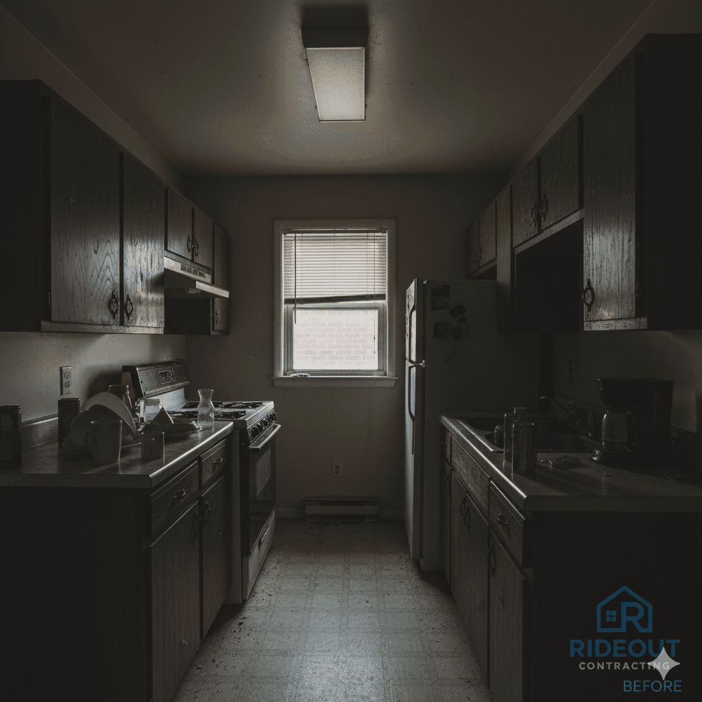 Complete Kitchen Transformation - Before renovation