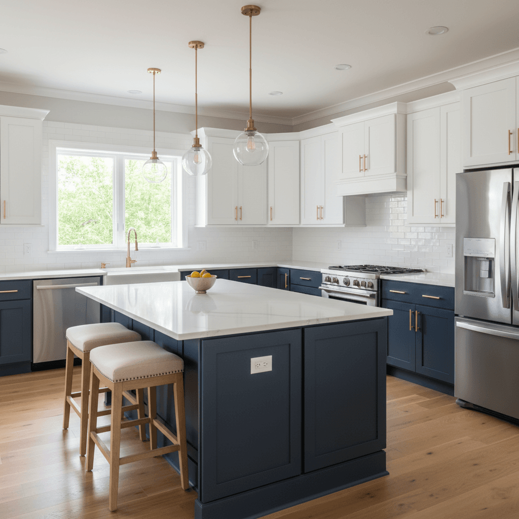 Modern Kitchen Transformation - After renovation by Rideout Contracting