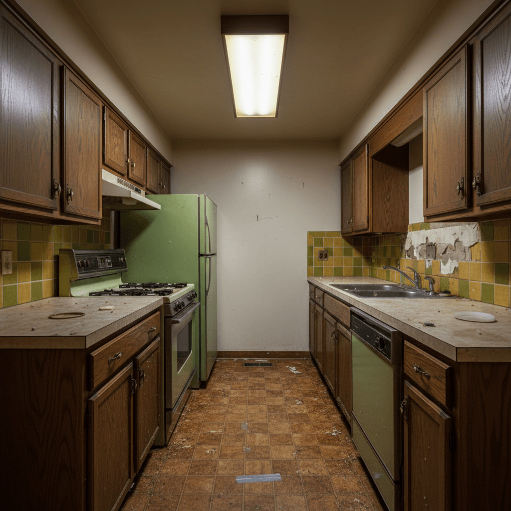 Modern Kitchen Transformation - Before renovation