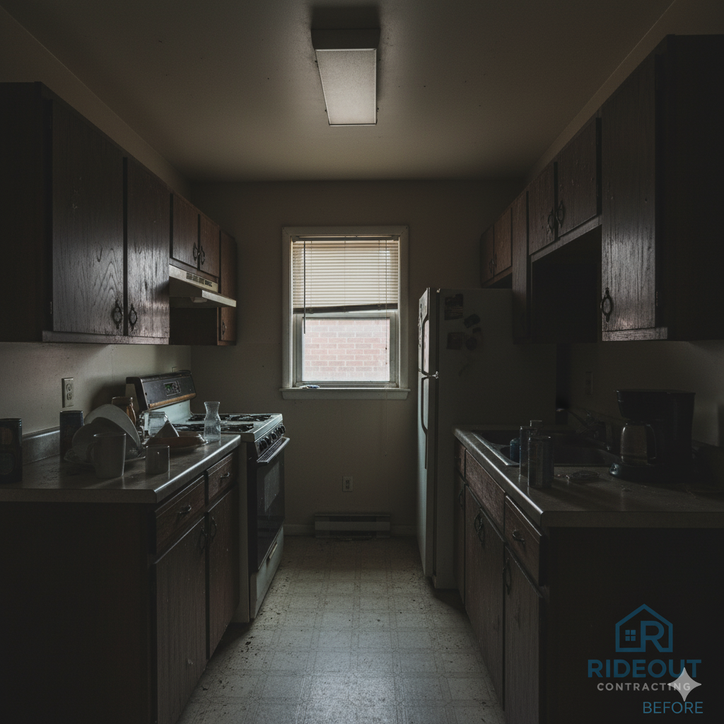 Complete Kitchen Transformation - Before renovation