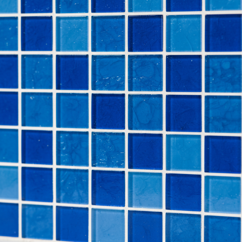Blue Glass Mosaic
